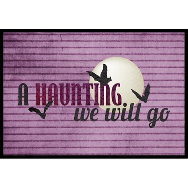Carolines Treasures 36 x 24 in. A Haunting we will go Halloween Indoor Or Outdoor Doormat SB3015JMAT - main